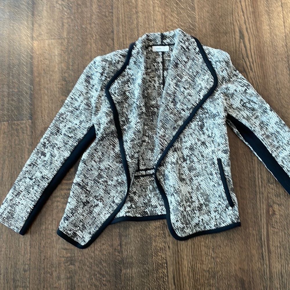 Womens VINCE black and white lightweight blazer size small